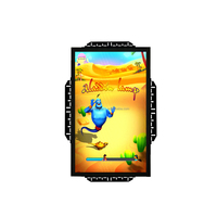 Écran de jeu interactif de 32/43/55 pouces avec moniteur tactile de jeu à lumière latérale LED avec entrée USB/VGA pour terminaux de divertissement