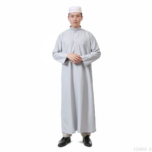 Hot-selling Islamic <b>Thobe</b> Muslim traditional clothing, anti-static, breathable, Abaya accessories, <b>men's</b> Joli dress - Product Image 1