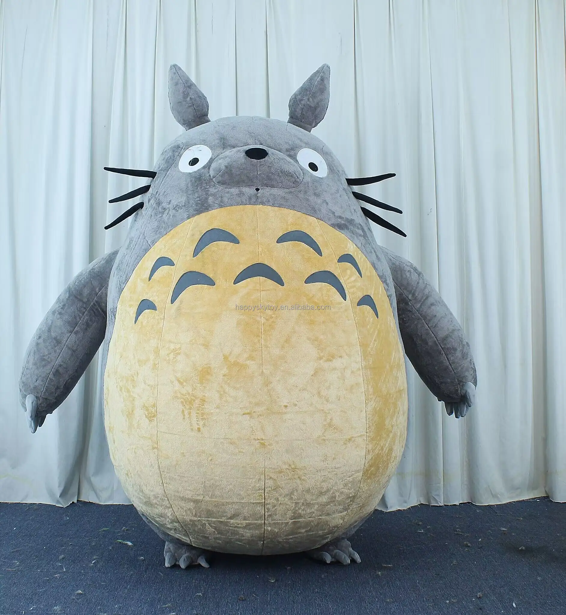 ชุดตัวการ์ตูน Totoro,ชุดมาสคอตเป่าลมได้สำหรับเลี้ยงปลาสัตว์ออกแบบได้ตามต้องการ