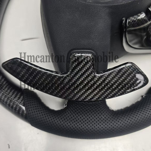 Volant en cuir perforé et fibre de carbone populaire pour Mercedes Benz GLC GLC63 AMG - Product Image 4