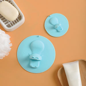 Bouchon de <span class=keywords><strong>baignoire</strong></span> mignon hippopotame Silicone bouchon de <span class=keywords><strong>baignoire</strong></span> bouchon de vidange éviers bouchon plat couvercle d'aspiration pour cuisine salle de bain et blanchisserie - Product Image 1