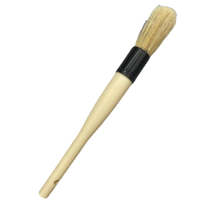 Nouvelle brosse de détaillage intérieur pour voiture en poils de sanglier, équipement de lavage <span class=keywords><strong>auto</strong></span>, brosse à poussière en poils de sanglier pour le détaillage - Product Image 4
