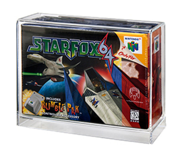 UV protection Transparent Acrylic Display Case for Gameboy N64 SNES Acrylic Mario Game Display Box