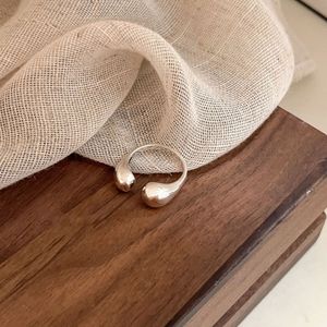 Silver Ruitai S925 Sterling Silver Geometric <b>Ring</b> Open Design Unisex Fashion Jewelry Gift - Product Image 4
