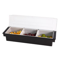 Organisateur de rangement de cuisine à domicile boîte à fruits en plastique boîte d'assaisonnement
