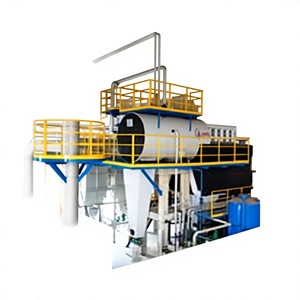Chaudière industrielle horizontale à tubes de feu basse pression, à fioul/gaz/vapeur, avec contrôle PLC, haute efficacité, système 1-15 tonnes - Product Image 1