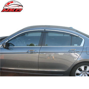 Viseras para Ventanas de Honda Accord 08-12 4 Puertas Sedán, Protectores de Lluvia Acrílicos Adhesivos, 4 Piezas, Protección para Ventanas Laterales de Puertas de Automóvil - Product Image 2