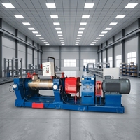 Mesin Penggiling Karet Otomatis Dua Rol Zhitongda Industrial Machinery dengan Pendingin Air, Daya 90kW, Akurasi Tinggi, Hemat Energi