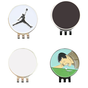 <b>Golf</b> Metal Magnetic Cap Clip Enamel Ball Marker 25mm Strong Magnetic Outdoor Use - Product Image 1