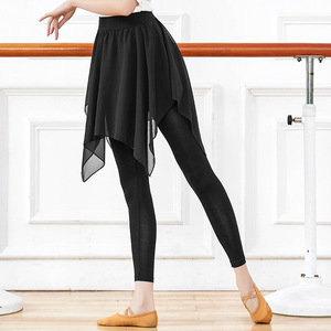 2024 all'ingrosso a buon mercato pantaloni da ballo neri pantaloni da ballo Skited pantaloni Legging per la danza - Product Image 2