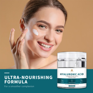 Private Label Anti invecchiamento rughe idratante idratante crema per il viso acido ialuronico - Product Image 3