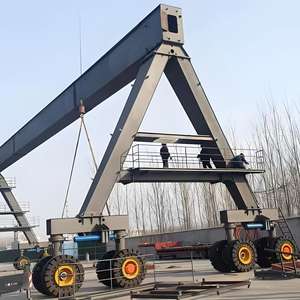 50 <span class=keywords><strong>Ton</strong></span> kapasitas beban ban karet jenis kontainer Gantry <span class=keywords><strong>Crane</strong></span> 20 Meter Span Core Termasuk bantalan mesin Motor roda gigi - Product Image 3