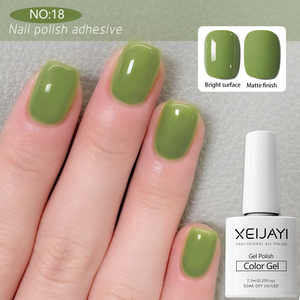Esmalte de Uñas <span class=keywords><strong>Verde</strong></span> de Venta Directa de Fábrica XEIJAYI con Logotipo Personalizable, Apto para <span class=keywords><strong>Manicura</strong></span> en Casa - Product Image 4