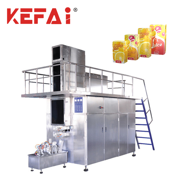Полностью автоматическая бумажная коробка, асептический кирпич для сока, напитков, картонная коробка, машина для розлива сока