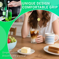 Agitateurs personnalisés en métal, bâtonnets à mélanger en acier inoxydable pour thé, café, cocktails, chocolat, lait, jus de fruits