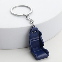 Vente en gros de porte-clés en métal pour pièces automobiles, porte-clés en métal pour sièges de voiture, cadeaux promotionnels créatifs pour hommes et femmes