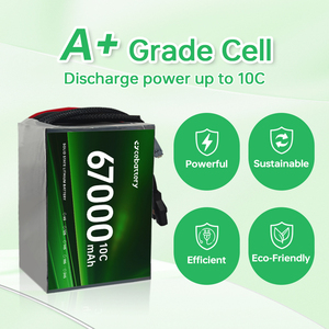 Аккумулятор CEBATTERY большой емкости, твердотельный, высоковольтный, 6S 16S 22S 24S, литий-ионный, для сельскохозяйственных дронов, 67000 мАч 68000 мАч, катод LiNiMnCoO2 - Product Image 2