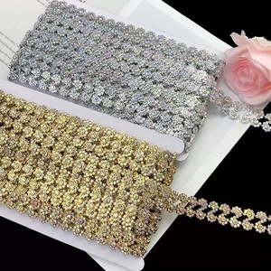 OEM, bajo precio, en stock, flecos de encaje de plástico con diamantes de imitación multicolor en forma de lágrima para ropa interior femenina DIY y camisetas <span class=keywords><strong>Bape</strong></span> - Product Image 2