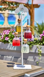 Vente en gros Noël et Nouvel An chinois Ensemble de paille <span class=keywords><strong>tequila</strong></span> en argent avec support éclairé pour plateaux à cocktails et collations - Product Image 3