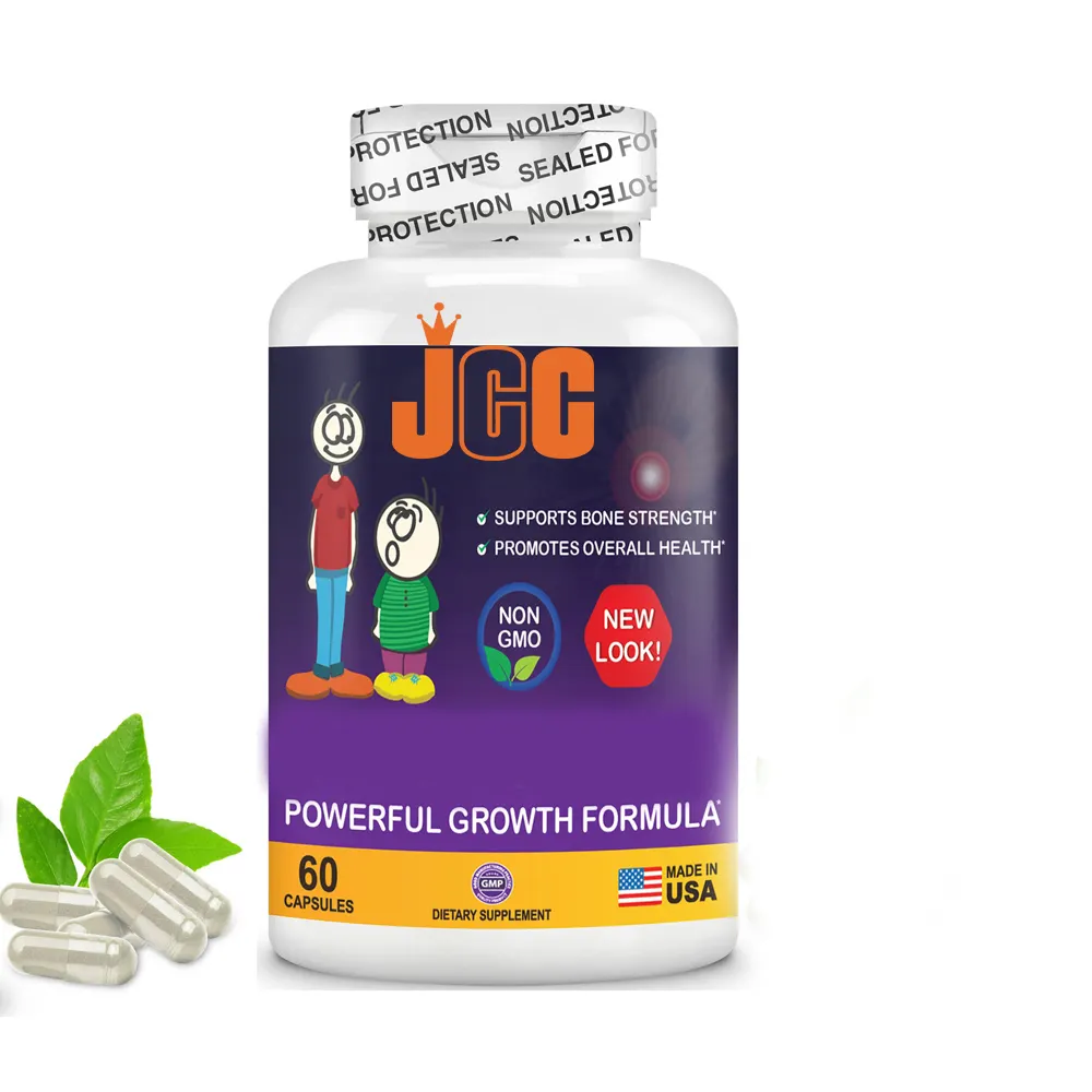 OEM Height Growth For Children and Teens Capsule Grow Taller for Body Height Hight Increase Bone Strength Builds capsules