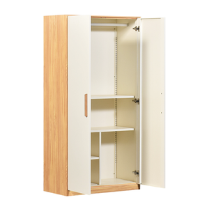 ホーム家具<span class=keywords><strong>2</strong></span>ドア衣類スチール食器棚アルマリメタルベッドルームワードローブハンドル付き - Product Image 6