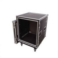 Flight case professionnel 12U 16U, armoire vide pour équipement de scène avec cadre pour amplificateur de puissance, table de mixage audio