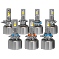 Nuevas Bombillas LED para Faros Delanteros de Coche H7 H4 H11 9005 9006 HB3 HB4 de 30000lm, 24V, 300W, 6000K, Alto Brillo, para F10