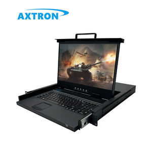 Tiroirs de montage en rack LCD 1U de 18.5 pouces avec 16 ports USB pour HDMI <span class=keywords><strong>DVI</strong></span> <span class=keywords><strong>KVM</strong></span> <span class=keywords><strong>Switch</strong></span> Split-Screen Sync en stock - Product Image 2