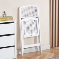 Chaise pliante en résine moulée durable avec siège rembourré pour mariage, fête, événement, location de mobilier