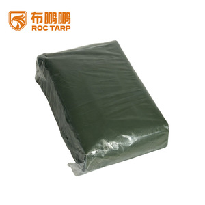 Thickened Waterproof PE Tarpaulin 6X6m Military Green Sunshade Rainproof Outdoor Cover for Garden Protection - Product Image 4