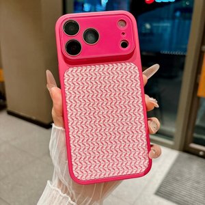 Trending colors wave water ripple glitter phone case for iPhone 17-13 pro max simple fashion back <b>cover</b> factory wholesale - Product Image 2