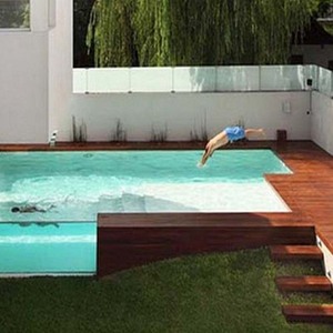 Nhà máy độc quyền tùy chỉnh lớn tốt nhất bán phong cách mới ngoài trời Mặt đất hồ bơi - Product Image 5