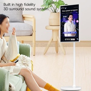 ทีวีสมาร์ทหน้าจอสัมผัส LED HD1080 หลายขนาด รองรับการเชื่อมต่อไร้สายสำหรับกล้องภายนอกแบบพกพา ปรับได้ สีขาว ขนาด 24 นิ้ว - Product Image 3