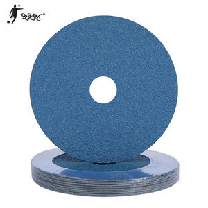 Disco abrasivo della fibra del foro centrale dei dischi di levigatura & della macinazione della fibra del disco abrasivo della carta abrasiva di zirconio BKH del foro del pergolato 5x7/8 Inch per acciaio - Product Image 2