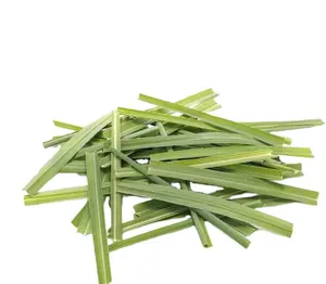 1KG Irisan Daun Serai 100% Murni Kering Potongan Serai Mentah untuk Rempah dan Teh