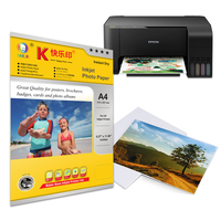 Papel Fotográfico Premium de Alto Brillo MR.R con Logotipo Personalizado, 200gsm, para Fotografía, Impresión de Inyección de Tinta, para Usar en Marcos de Fotos y Velas