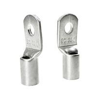 Borne de câble de batterie Chaer SC35-8 Series en cuivre, personnalisable avec trou de boulon et placage étain
