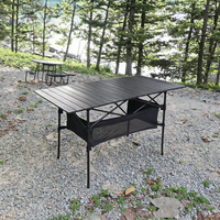 Table à manger moderne pliable et portable pour la cuisine, mobilier d'extérieur, voyages en voiture, design robuste et pliable, pique-niques