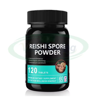 Tabletas de Reishi VitaSpring, Suplemento Herbal, Extracto Natural de Ganoderma Lucidum, Cápsulas de Hongo Reishi