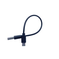 Cable Micro-USB de Alta Velocidad de 20CM, 2.4A, Carga Rápida y Sincronización de Datos para Teléfonos Móviles, Computadoras y Dispositivos Android