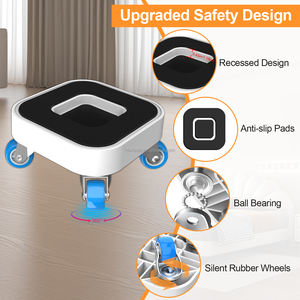 Juego de Herramientas para Mover Muebles, Elevador de Alta Resistencia, Herramienta para Transportar Electrodomésticos, Fácil de Usar, con Ruedas - Product Image 4
