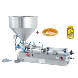 Machine de remplissage semi-automatique pneumatique à piston pour miel, capacité 5-500 ml - Product Image 1
