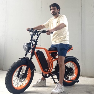 Vélo électrique Emtb <span class=keywords><strong>Retro</strong></span> 52v 1200W 20AH, vélo de route, vélo tout-terrain, pneu gras, vélo électrique 20 * 4.0, vélo de montagne électrique - Product Image 2