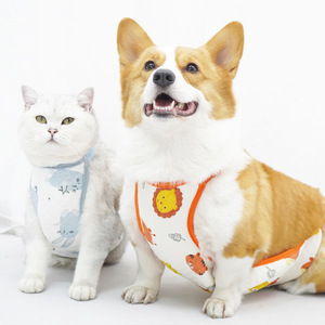 All'ingrosso abbigliamento invernale per animali domestici in cotone per cani e <span class=keywords><strong>gatti</strong></span> classico Design semplice stampa pigiami morbidi <span class=keywords><strong>con</strong></span> protezione del ventre cappotti - Product Image 1