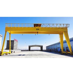 Heavy Electric Lifting Gantry <strong>Crane</strong> 20-30 Ton Double Girder with European Trolley Motor &amp; Engine Bearing Radio Control - Product Image 2