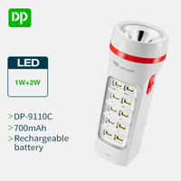 Lampe torche LED rechargeable portable de haute qualité, grande capacité, avec lumière latérale SMD pour utilisation en cas d'urgence