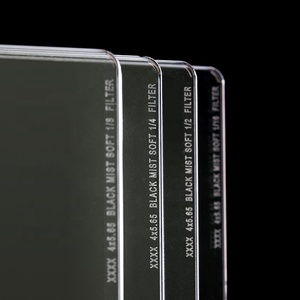 Filtre de caméra souple à brume noire OEM 4x5.65 <span class=keywords><strong>Pro</strong></span> MRC 1/2 1/4 1/8 1/16 Filtre de diffusion Matériau en verre - Product Image 1