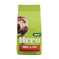 Sacs d'emballage personnalisables imprimés pour aliments pour animaux de compagnie, capacité de 5 à 25 kg, pochettes verticales à fond plat pour nourriture pour chiens et chats