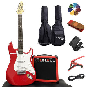 Kits de <span class=keywords><strong>guitarra</strong></span> eléctrica de colores con forma de bricolaje OEM personalizado chino <span class=keywords><strong>guitarra</strong></span> con mini amplificador de 5W y bolsa <span class=keywords><strong>comprar</strong></span> a granel al por mayor en línea - Product Image 4