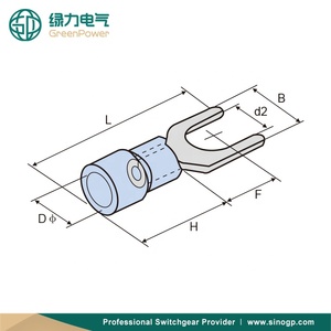 ขั้วต่อสายไฟฟ้าแรงต่ำ SES1.25,Lug ขั้วปลายสายไฟฉนวนทองแดง - Product Image 4